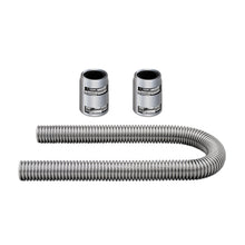 Load image into Gallery viewer, Mishimoto Universal Flexible Radiator Hose Kit Chrome — 36-inch Stainless Steel Replacement for Chevrolet Camaro