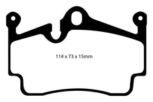 Load image into Gallery viewer, EBC Redstuff Ceramic Low Dust Rear Brake Pads for Porsche 911, Cayman, and Boxster * Part Number ebcdp31920c