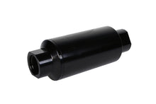 Load image into Gallery viewer, Aeromotive In-Line Filter with 10 Micron Microglass Element, 2-inch OD, AN-10 Ports, Black Anodized Finish