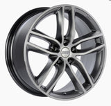 BBS SX 19x8.5 Inch Alloy Wheel with Gloss Platinum Diamond Cut Finish - 5x112 Bolt Pattern, Part Number BBS SX0501PPK