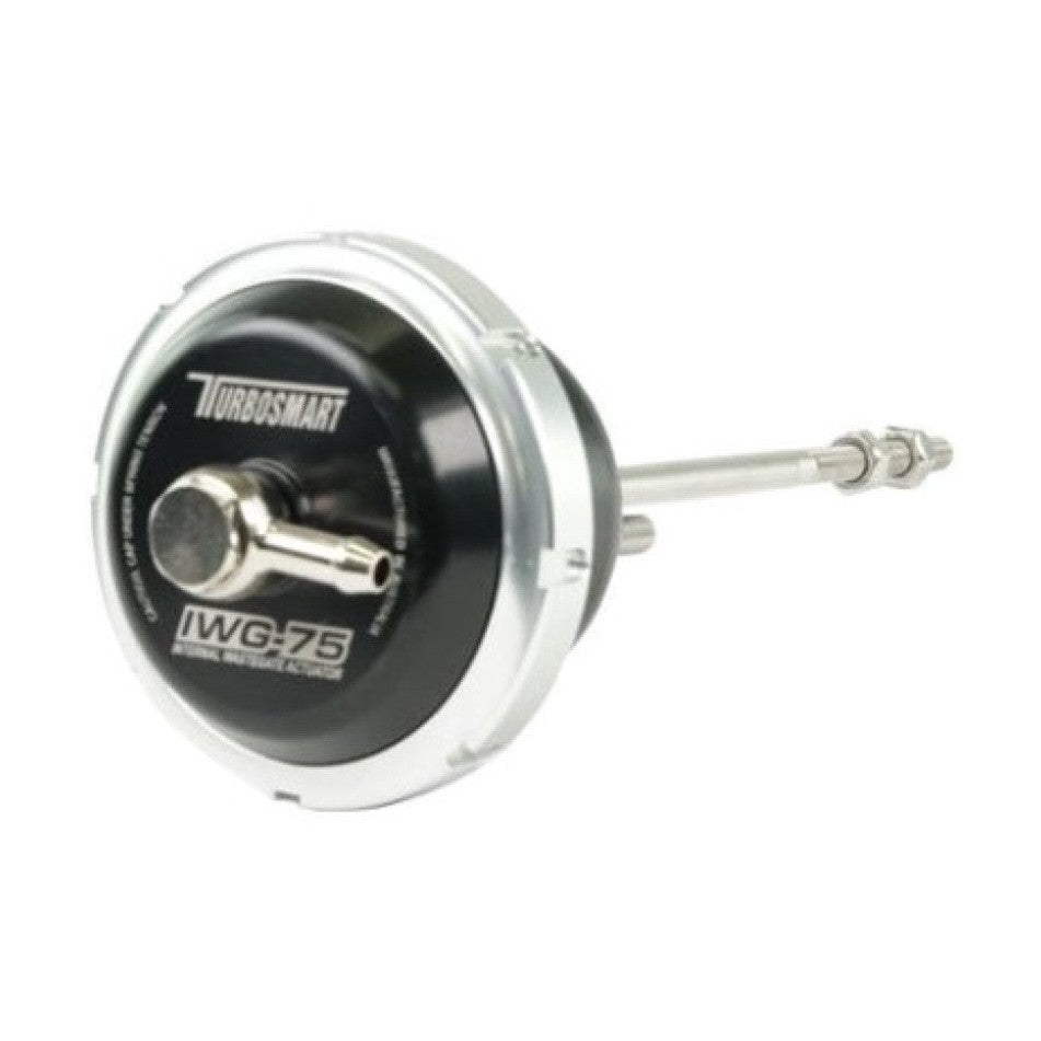 Turbosmart IWG75 Universal M6 140mm Rod 10 PSI Black Internal Wastegate Actuator for Turbochargers