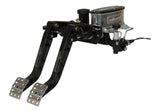 Wilwood Adjustable Tandem Dual Pedal Assembly - Brake and Clutch - Forward Swing Mount - 6.25:1 Ratio - Black E-Coat (Part #Wil340-14360)
