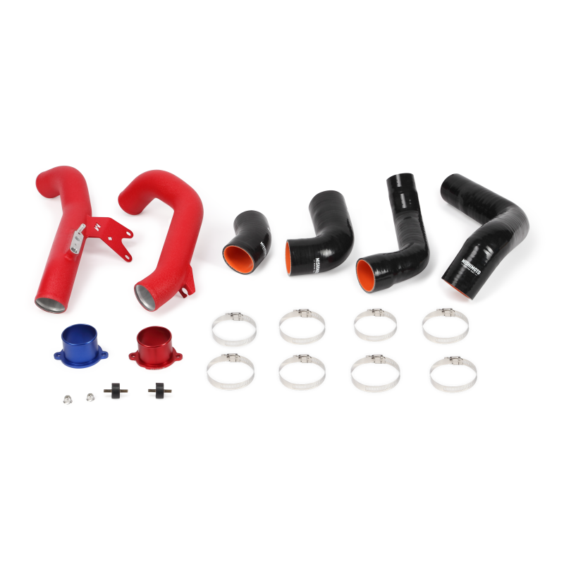 Mishimoto 2016+ Honda Civic 1.5T/Si Performance Intercooler Pipe Kit - Wrinkle Red