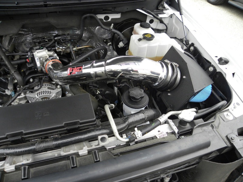 Injen PowerFlow Air Intake System for Ford F-150 4.6L V8 - Wrinkle Black (Part #injPF9027WB)