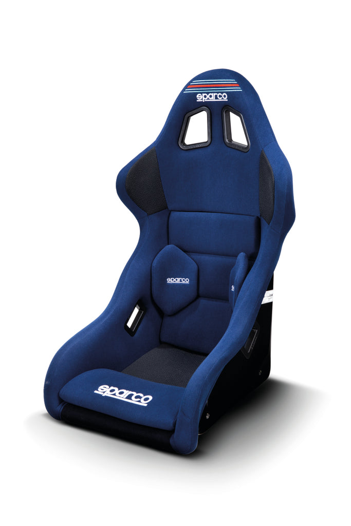 Sparco Seat Pro 2000 QRT Martini-Racing Navy - Automotive Race Seat with Superior Support and Comfort