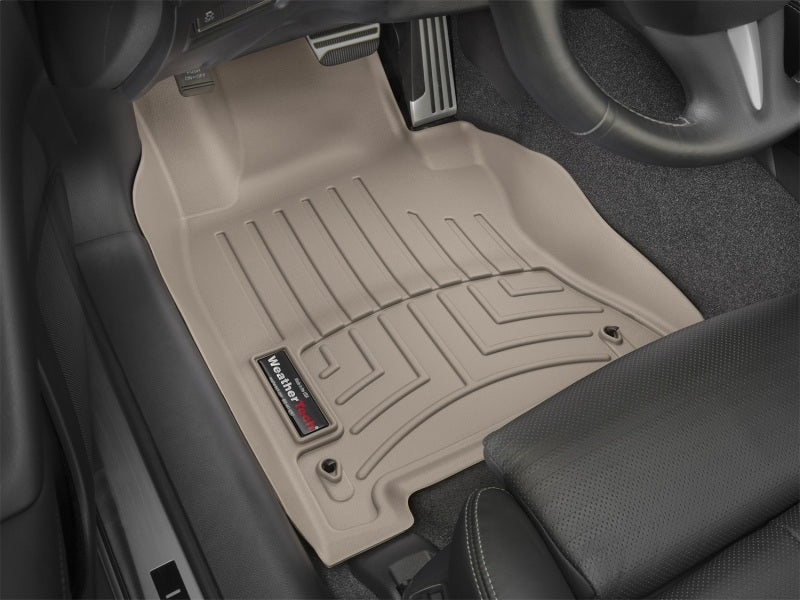 WeatherTech DigitalFit Front FloorLiner for 2014-2015 Infiniti Q50 in Tan - Part #wet455861
