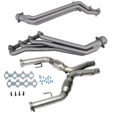 Load image into Gallery viewer, BBK Performance 05-10 Ford Mustang GT 1 5/8 Long Tube Headers with High-Flow Catted X-Pipe (Titanium Ceramic Coating)