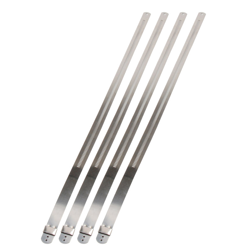 DEI Stainless Steel Positive Locking Tie 1/2 inch x 14 inches - Pack of 4