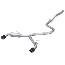 MBRP Armor Pro Series Cat Back Exhaust System for Hyundai Elantra N 2022-2026 with Dual 5-inch Carbon Fiber Tips