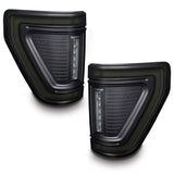Oracle Lighting Black Series Flush Style LED Tail Lights for 2021-2024 Ford F-150