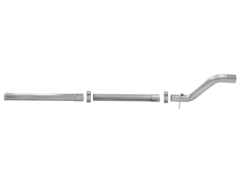 aFe MACH Force-Xp 2-1/2 Inch Stainless Steel Mid-Pipe with Resonator Delete for Jeep Wrangler JL 2018-2021