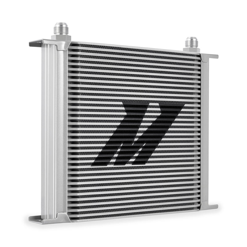 Mishimoto MMOC-34SL Universal 34-Row Stacked-Plate Oil Cooler, Silver