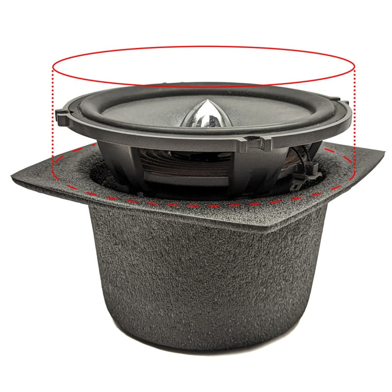 DEI 50321 5.25-Inch Round Slim Speaker Baffles - Pair