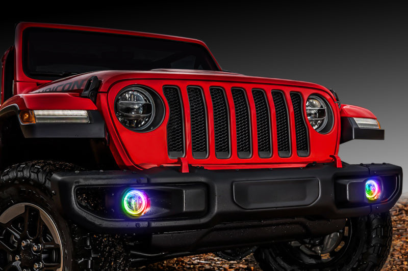 Oracle Lighting Jeep Wrangler JL/Gladiator JT ColorSHIFT LED Fog Light Halo Kit