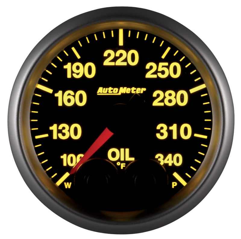 AutoMeter Elite 52mm Oil Temperature Gauge Part Number ATM5640 – Accurate Digital Readings for Engine Performance and Safety