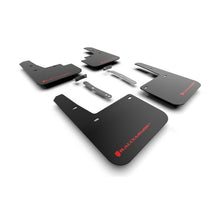 Load image into Gallery viewer, Rally Armor 22-23 Hyundai Kona N-Line Black UR Mud Flap with Red Logo, Part Number RALMF93-UR-BLK-RD