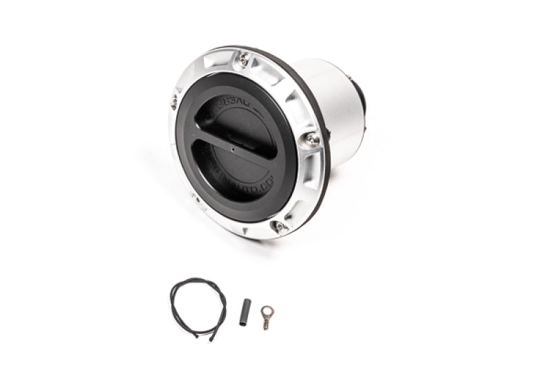 Radium Engineering 1.5-Inch Vented Remote Mount Fuel Filler with Screw-On Cap