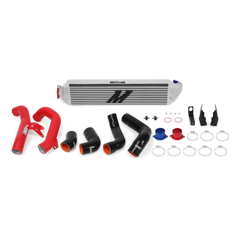 Mishimoto 2016+ Honda Civic 1.5T/Si Silver Intercooler Kit with Red Pipes