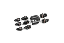 Load image into Gallery viewer, Radium Engineering 3 Into 1 Distribution Block with Fittings - Part No. RAD20-0237
