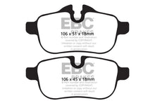 Load image into Gallery viewer, EBC Yellowstuff Rear Brake Pads for BMW Z4 2010-2013 * High-Performance Street and Track Use