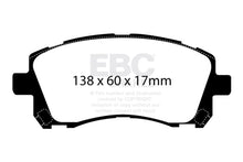 Load image into Gallery viewer, EBC Greenstuff 2000 Series Front Brake Pads DP21134 for Subaru Impreza and Legacy