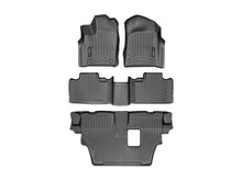 Load image into Gallery viewer, WeatherTech FloorLiner DigitalFit Black Floor Mats WET449301-44324-2-3 for 2016-2017 Dodge Durango