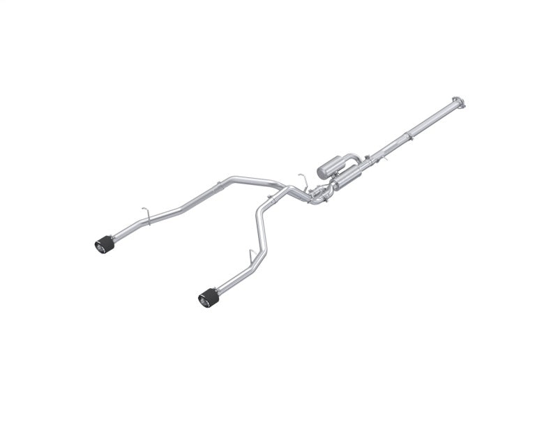 MBRP Armor Pro Series 2025 Ram 1500 3.0L Cat-Back Dual Rear Exit Exhaust with Carbon Fiber Tips