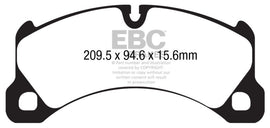 EBC Yellowstuff Front Brake Pads for Porsche Cayenne 2010-2016 * High-Performance Street and Track Use