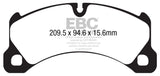 EBC Yellowstuff Front Brake Pads for Porsche Cayenne 2010-2016 * High-Performance Street and Track Use