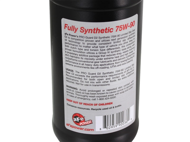 aFe Power Pro Series Differential Cover for Ford F-150 1997-2023 with Machined Fin Design and 4 Quarts Gear Oil