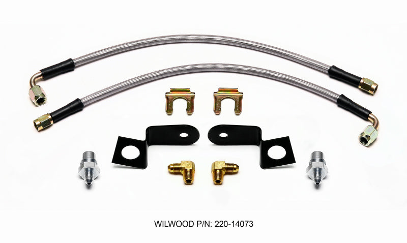 Wilwood Flexline Kit 14 Inch with 90 Degree M10-1.00 Fittings * Part Number Wil220-14073