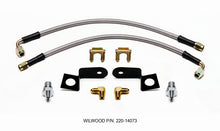 Load image into Gallery viewer, Wilwood Flexline Kit 14 Inch with 90 Degree M10-1.00 Fittings * Part Number Wil220-14073