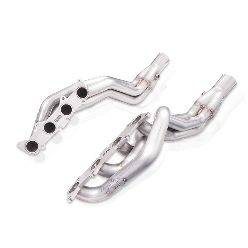 Stainless Works 15-20 Ford Mustang GT Factory Connect 5.0L Long Tube Headers with 3" High-Flow Cats