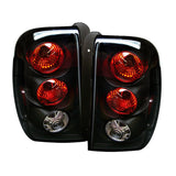 Spyder Euro Style Tail Lights for Chevrolet Trailblazer 2004-2009 with Black Finish and Stock Bulb Compatibility