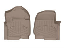 Load image into Gallery viewer, WeatherTech 2017+ Ford F-250/F-350/F-450/F-550 SuperCab/SuperCrew Front FloorLiner HP - Tan