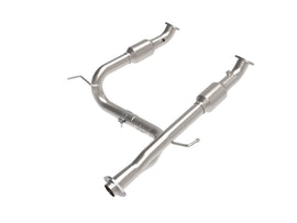 aFe Twisted Steel Y-Pipe with Catalytic Converter for Toyota Tacoma 2005-2015 V6-4.0L