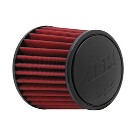 AEM Induction 3.25-inch DryFlow Short Neck 5-inch Air Filter - Part Number AEM21-2110DK