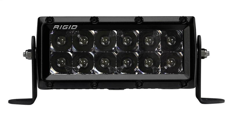 Rigid Industries 6-inch E-Series Spot Midnight Edition LED Light Bar - High-Performance Off-Road and Automotive Lighting