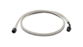 Vibrant Pre-Assembled PTFE Lined Hose Assembly -3AN, 36 Inches, Straight and 90 Degree Ends