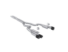 Load image into Gallery viewer, MBRP Armor Pro Series 2024+ Ford Mustang 5.0L T304 Stainless Steel Cat-Back Exhaust with Quad Carbon Fiber Tips