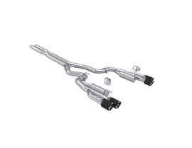 MBRP Armor Pro Series 2024+ Ford Mustang 5.0L T304 Stainless Steel Cat-Back Exhaust with Quad Carbon Fiber Tips