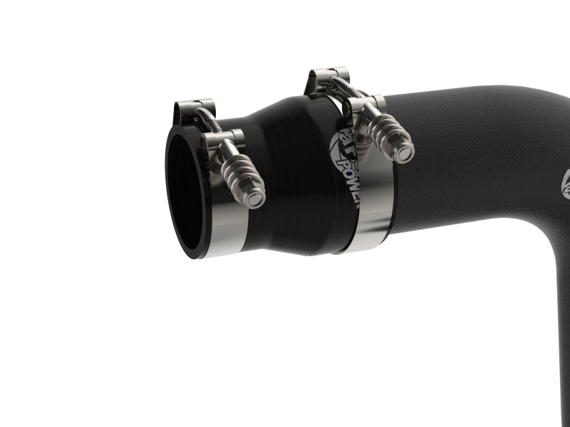 aFe BladeRunner Aluminum Hot and Cold Charge Pipe Kit for GM 6.6L Diesel Trucks (06-10 V8-6.6L LBZ/LMM) in Black