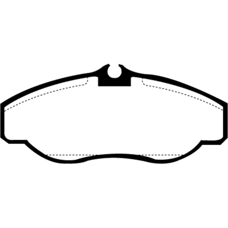 EBC Greenstuff 6000 Series Front Brake Pads for Land Rover Discovery & Range Rover (2000-2004)