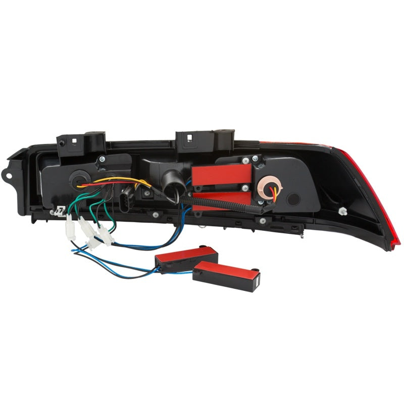 ANZO 2014-2015 Chevrolet Camaro LED Taillights Smoke Pair - Stylish and Easy to Install