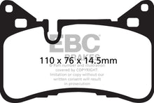 Load image into Gallery viewer, EBC Bluestuff NDX Full Race Brake Pads for Mercedes-Benz C63 AMG and E63 AMG - Part Number ebcdp52117ndx