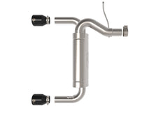 Load image into Gallery viewer, aFe Vulcan 3-inch Stainless Steel Axle-Back Exhaust System with Black Tips for 2021-2022 Ford Bronco