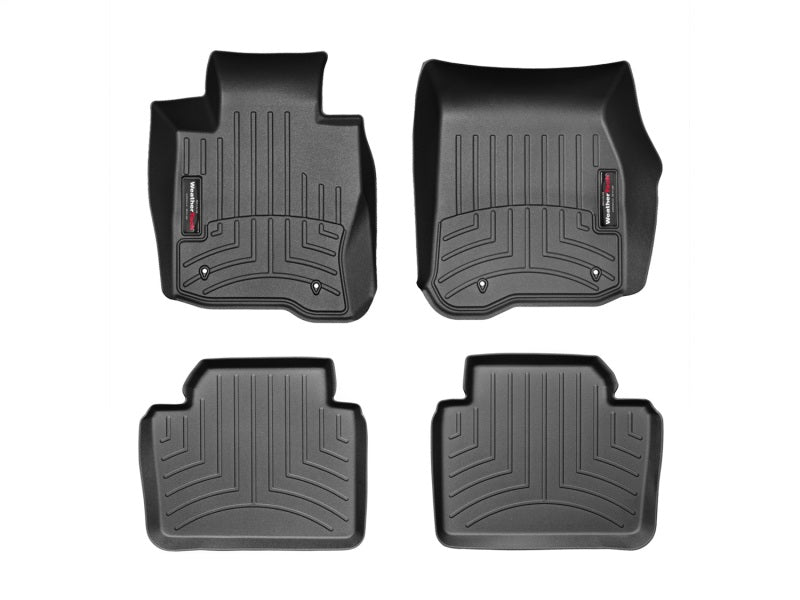 WeatherTech FloorLiner DigitalFit Front and Rear Floor Mats Black WET445701-444102 for 2015-2017 BMW 4 Series Gran Coupe
