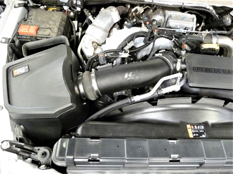 K&N Engineering 63-3119 Performance Cold Air Intake System for 2020 Chevrolet Silverado 2500/3500 HD with V8 6.6L Diesel