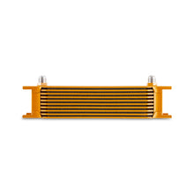 Load image into Gallery viewer, Mishimoto Universal -8AN 10-Row Oil Cooler - Gold