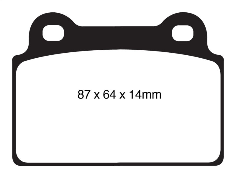 EBC Bluestuff NDX Full Race Rear Brake Pads for Mitsubishi Lancer Evo 10